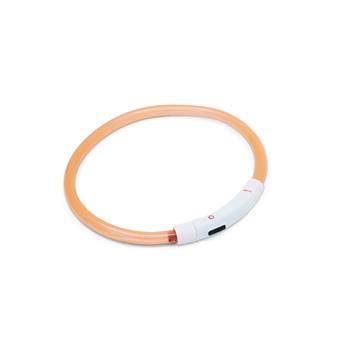 Collier lumineux à LED orange - ca. ø 14.5 cm